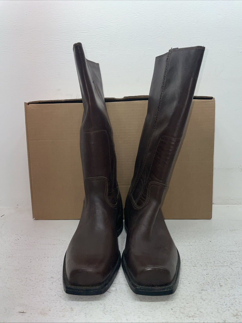 New Men’s Brown Rodeo Cowboy Boots. M 35 9 D. 3-57