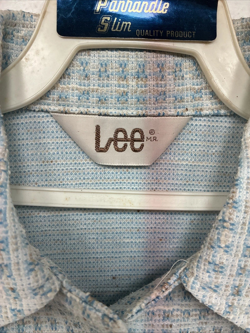 New Women’s Lee Blue Design Long Sleeve Button Up Jacket Size 11 KK-42