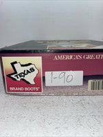 New Men’s Gray Texas Brand Cowboy Boots. 1202 8 E E. 1-90