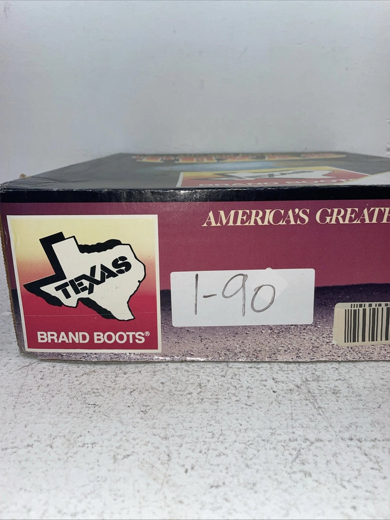 New Men’s Gray Texas Brand Cowboy Boots. 1202 8 E E. 1-90