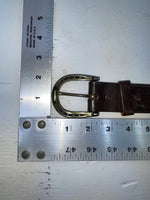New Brown Genuine Leather Tooled 22” Belt #6400B NN-81