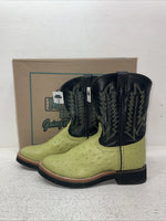 New Youth Green Smoky Mountain Cowboy Boots. 3027 Y 4.5 4 1/2. 2-173