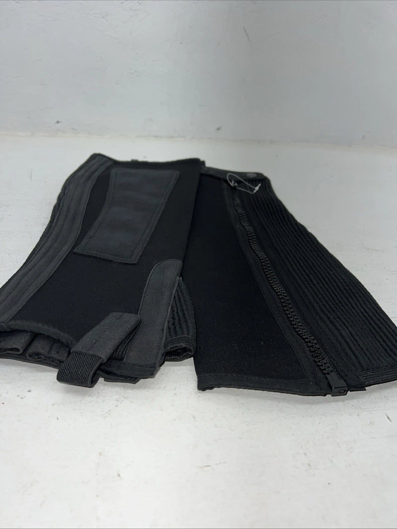 New Tough 1 Equi Grip Half Chaps Large #63-68 B-508