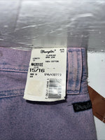 New Women’s Purple Wrangler Silverlake Denim Jeans. 15/16x32 O-1