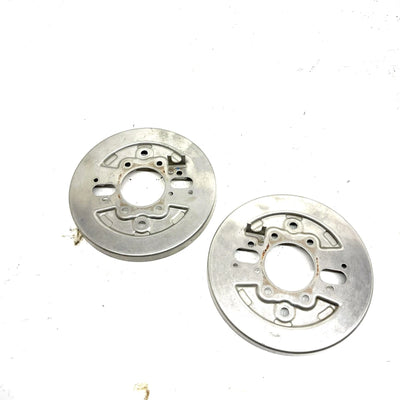 01-04 Honda TRX500 Rancher OEM Front Brake Backing Plate Set 45110-HN5-671 AH79