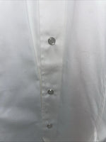 New Men’s Western Express White Long Sleeve Pearl Snap Medium B-89