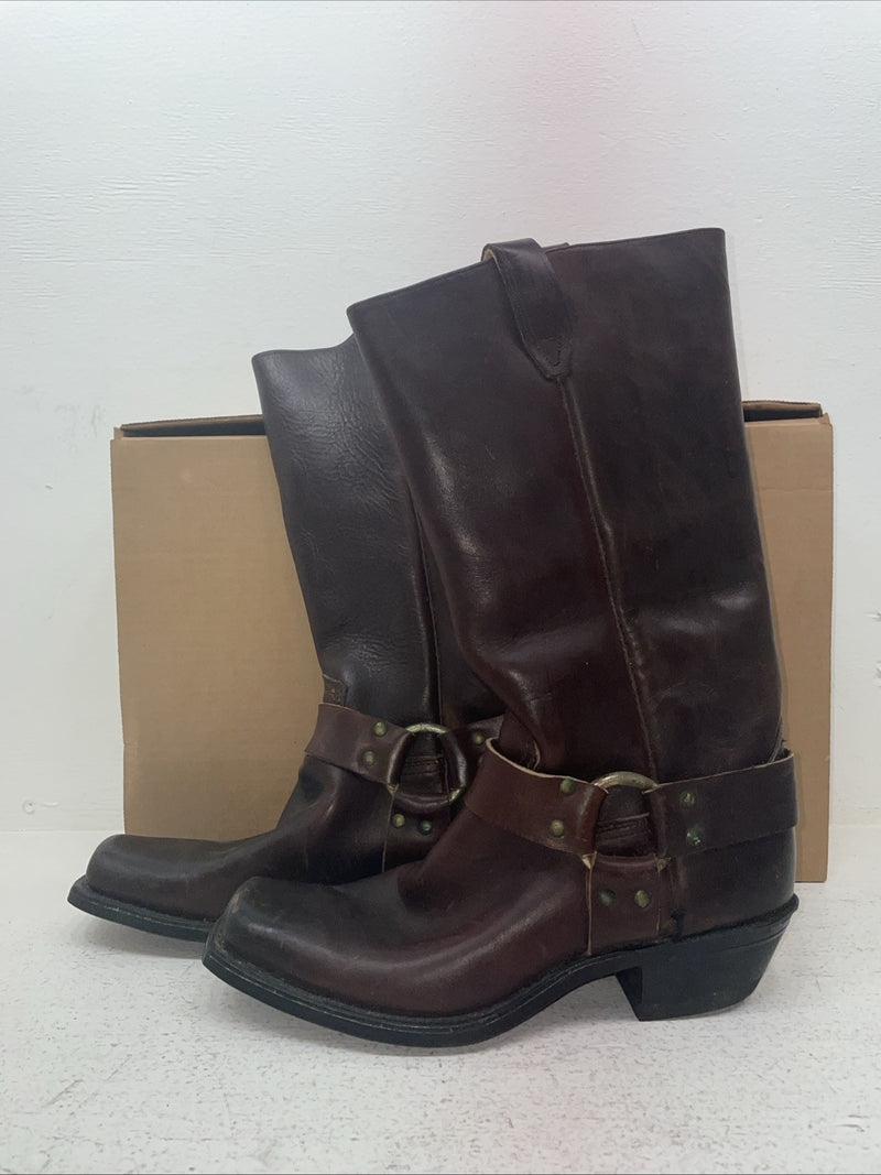 New Men’s Brown Dan Dino Cowboy Boots. 7129 9 D. 3-44