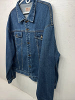 New Men’s ELY Outerwear Denim Long Sleeve Jacket XL S-603