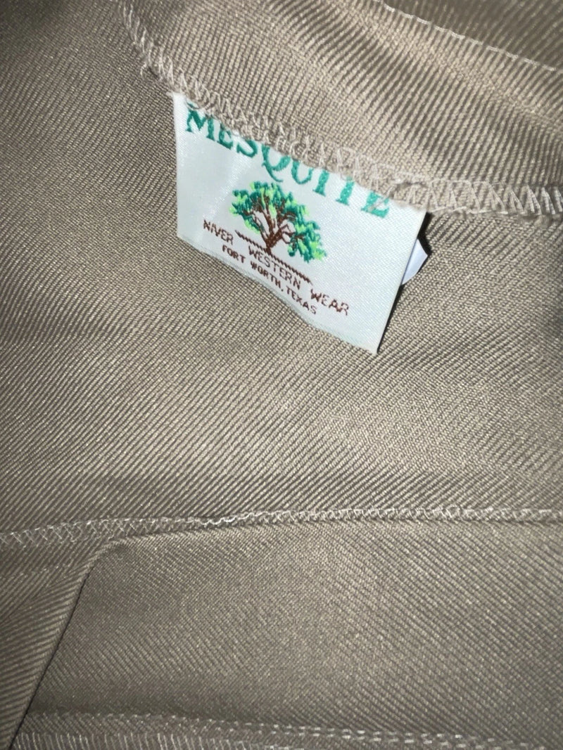 New Vintage Brown Mesquite Polyester Pants #5515 3A-41