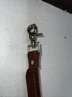 New Saddle king Brown Leather Men’s Suspenders 3C-25