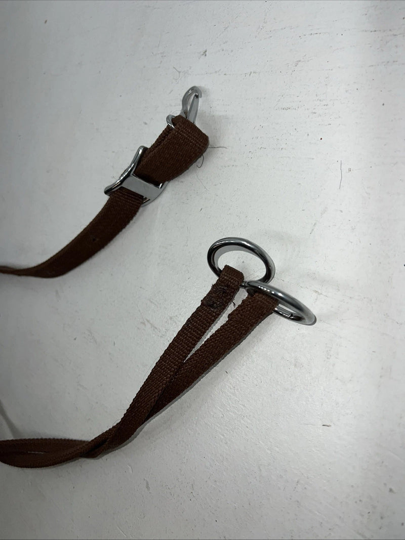 New Brown Nylon Martingale Training Forks W-35