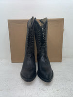 New Men’s Black Snake Skin Texas Brand Cowboy Boots. 509200 9 D. 3-40