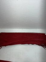 NOS Red Whitman Show Chaps With Fringe XL Adjustable Waist 40” I-66