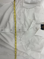 New Women’s Dickson Jenkins White Long Sleeve Pearl Snap Size 18 GG-16