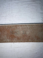 New White Genuine Leather Acme Tooled 28” Belt #5022 JJ-157