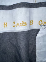 New Vintage Gray Circle S Polyester Pants #CP4768 NN-160