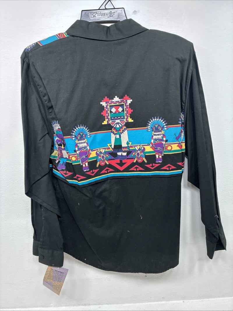 New Women’s Wrangler Western Long Sleeve Button up XL DD-89