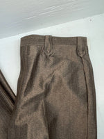 New Vintage Brown Circle S Polyester Pants #CP5791 SS-7