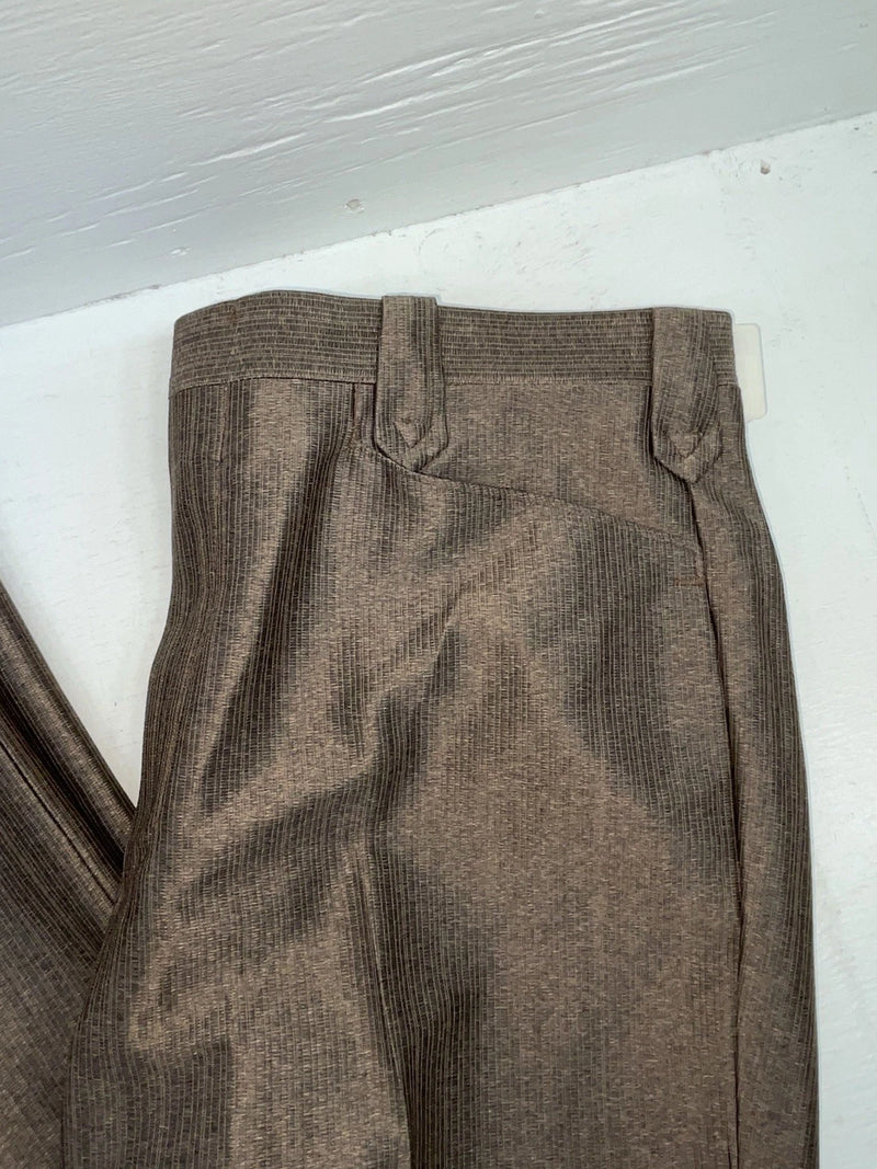 New Vintage Brown Circle S Polyester Pants #CP5791 SS-7