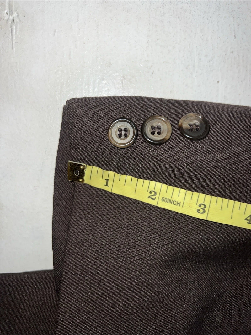 New Men’s Circle S Brown Suit Jacket 48L #1929 S-608