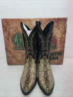 New Men’s Copper Snake Skin Laredo Cowboy Boots. 68068 7 D. 1-67