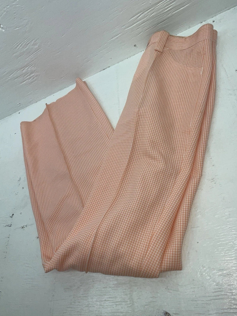 New Vintage Pink Checkered Dickson Jenkins Polyester Pants #501 SS-63