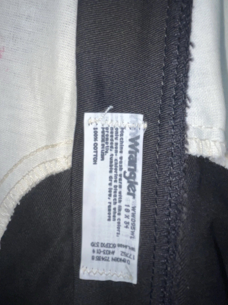New Vintage Black Wrangler Polyester Pants VV-27