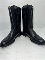 New Women’s Black Vamp And Foxing Cowboy Boots. S416 6.5  6 1/2 M. 19-69