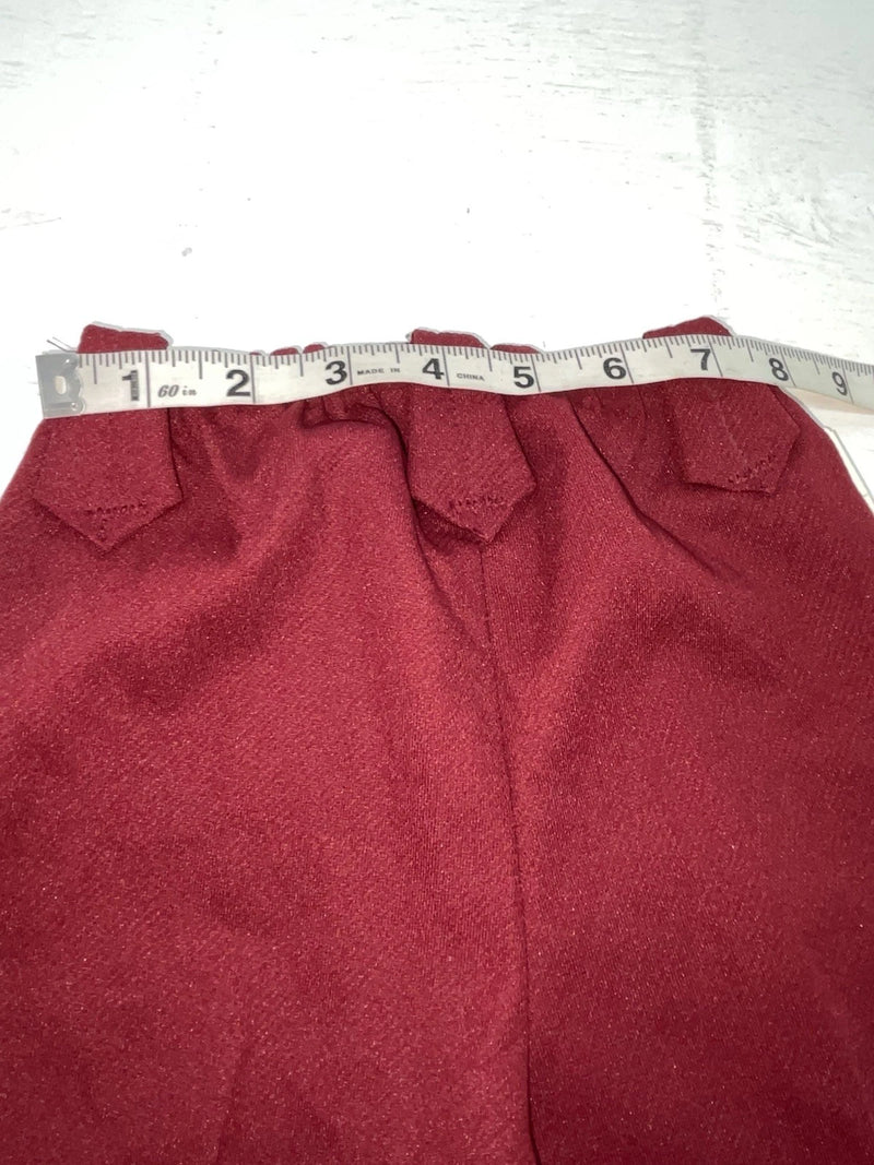 New Vintage Red Fenton Westerns Polyester Pants #310 3A-91