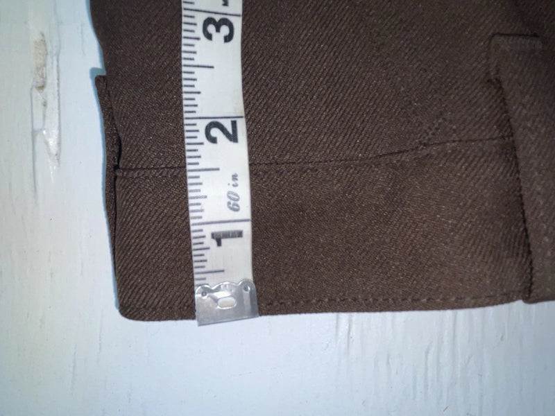 New Vintage Brown Dickson Jenkins Polyester Pants #5991 3A-107