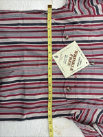 New Kids ELY Classic Red Stripe Long Sleeve Pearl Snap Small DD-19