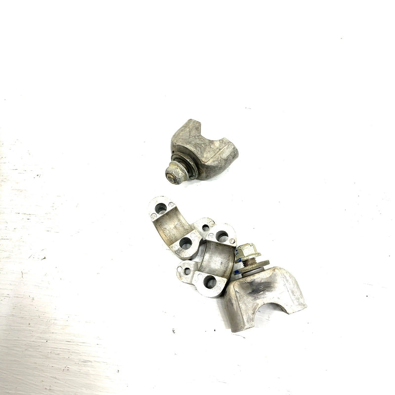 01-08 Honda Sportrax 250 TRX250EX 2x4 OEM Handlebar Mount Set 53121-HC3-000 AH83