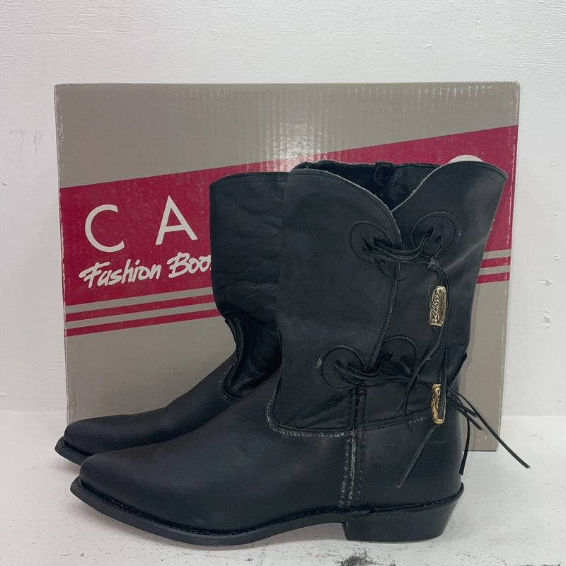 New Women’s Black Capezio Cowboy Boots. L 870 10 M. 17-111