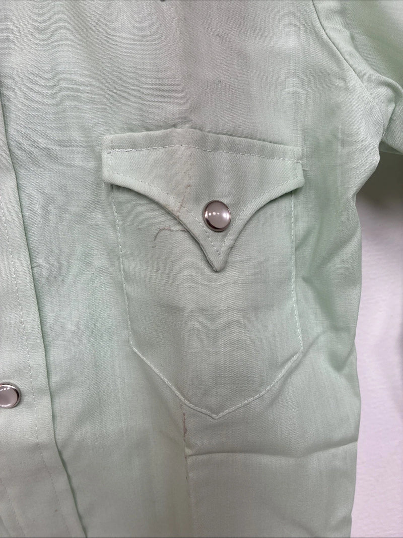 New Kids Karman Green Long Sleeve Pearl Snap Size 2 DD-146