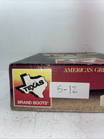New Men’s Black Texas Brand Cowboy Boots. 5010 9.5 9 1/2 D. 5-12