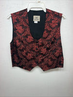 New Women’s 1849 Authentic Ranchwear Red Western Show Vest Medium WW-77