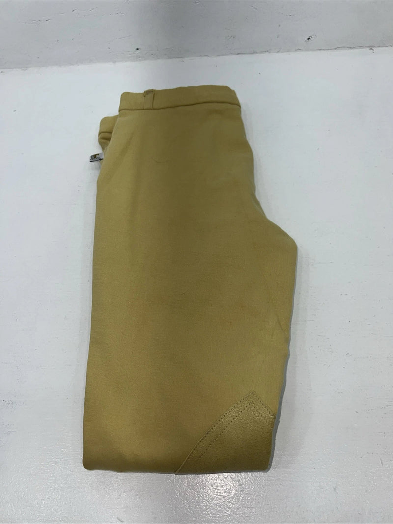 New Women’s Yellow Tough 1 Comfort Riders English Riding Breeches. 36 L D-91
