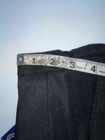 New Vintage Black Circle S Polyester Pants #CP4793 OO-98