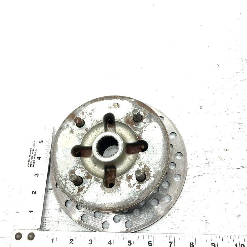 null Yamaha Rhino 450 4x4 OEM Front Wheel Hub And Rotor 5UG-F5111-10-00 XY2