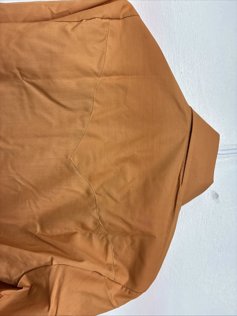 New Women’s Champion Western Orange Design Long Sleeve Pearl Snap 14.5 MM-41