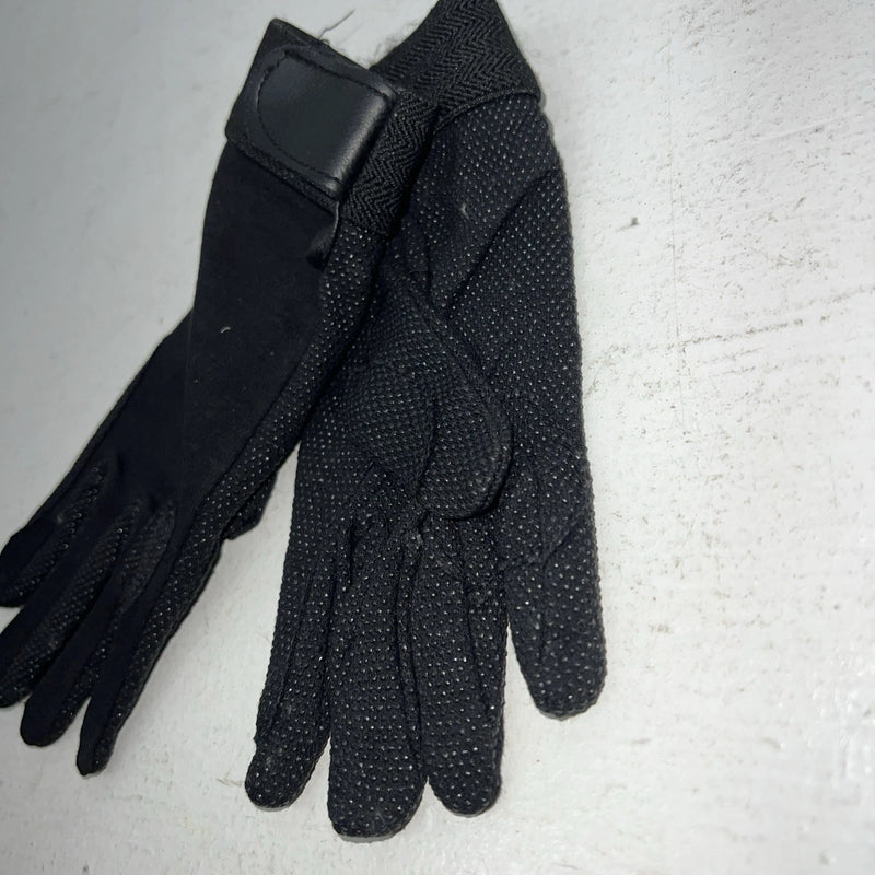 New Black Tuff Mate Riding And Show Gloves XS #99 Q-501