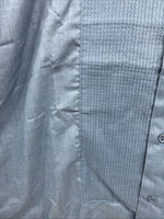 New Wayne Scott Blue Long Sleeve Button Up English Shirt Small AA-83