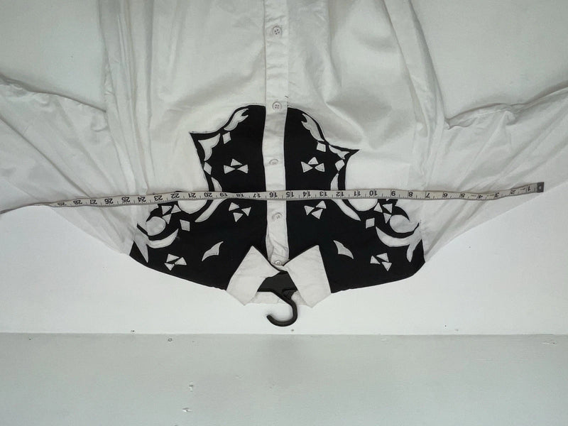 New Women’s Black White Mine & Bills Outfitters Longsleeve Button Up Shirt 3B-44