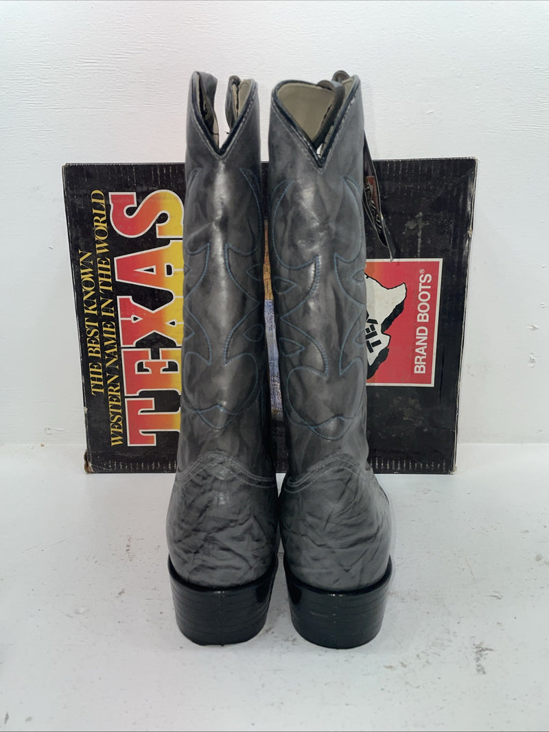 New Men’s Gray Texas Brand Cowboy Boots. 1082 11 E E. 8-50