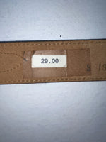 New Brown Genuine Leather Nocona 30” Belt #151120230 Z-56