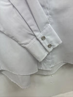 New Women’s Country Charmer White Design Long Sleeve Pearl Snap Medium LL-4