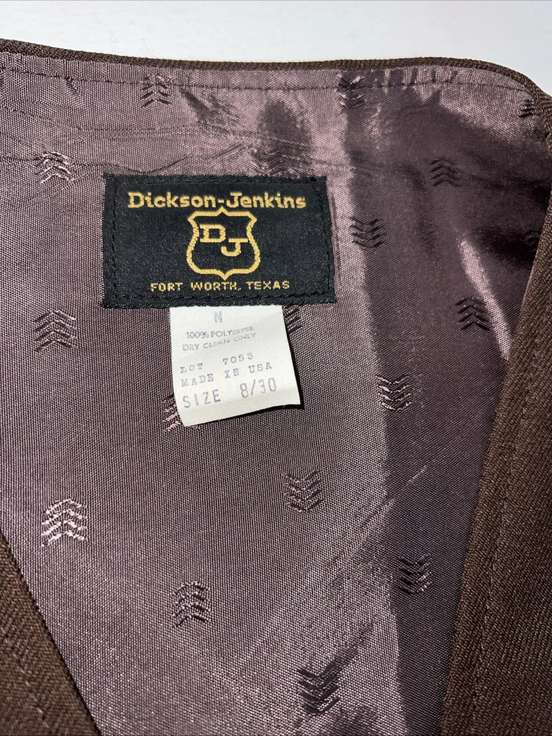 New Women’s Brown Dickson-Jenkins Vest 8/30 #7053 WW-22
