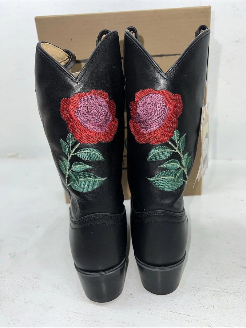 New Women’s Black Smoky Mountain Cowboy Boots. 3688 Y 6 D. 20-110