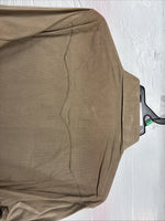 New Men’s White Horse Brown Western Long Sleeve Pearl Snap Large V-21