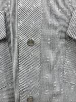 New Men’s Champion Western Gray Long Sleeve Pearl Snap 15.5 Medium F-105